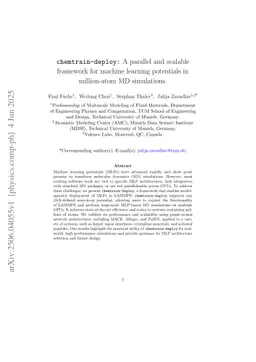 chemtrain-deploy: A parallel and scalable framework for machine learning potentials in million-atom MD simulations
