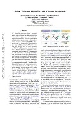 AmbiK: Dataset of Ambiguous Tasks in Kitchen Environment