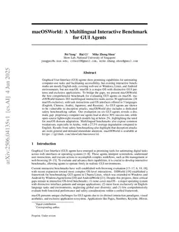 macOSWorld: A Multilingual Interactive Benchmark for GUI Agents