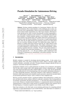 Pseudo-Simulation for Autonomous Driving