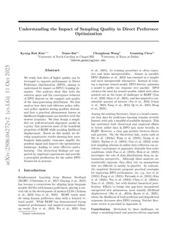 Understanding the Impact of Sampling Quality in Direct Preference Optimization