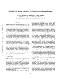 HuGeDiff: 3D Human Generation via Diffusion with Gaussian Splatting