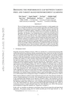 Bridging the Performance Gap Between Target-Free and Target-Based Reinforcement Learning