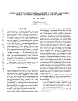 LESS: Large Language Model Enhanced Semi-Supervised Learning for Speech Foundational Models Using in-the-wild Data