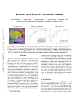 Gen-n-Val: Agentic Image Data Generation and Validation