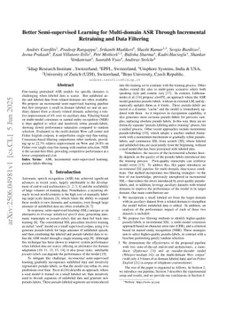 Better Semi-supervised Learning for Multi-domain ASR Through Incremental Retraining and Data Filtering