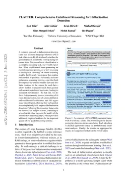 CLATTER: Comprehensive Entailment Reasoning for Hallucination Detection