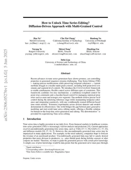 How to Unlock Time Series Editing? Diffusion-Driven Approach with Multi-Grained Control