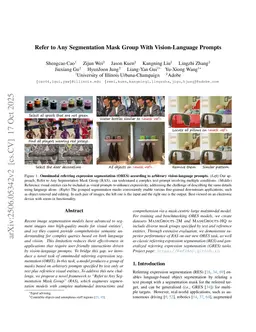 Refer to Any Segmentation Mask Group With Vision-Language Prompts