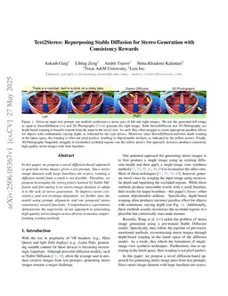 Text2Stereo: Repurposing Stable Diffusion for Stereo Generation with Consistency Rewards