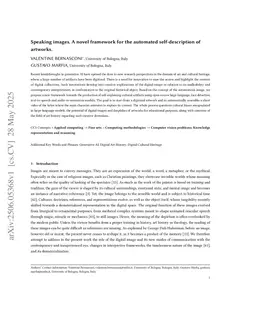 Speaking images. A novel framework for the automated self-description of artworks