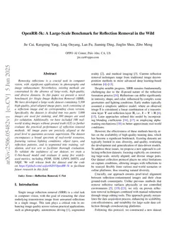 OpenRR-5k: A Large-Scale Benchmark for Reflection Removal in the Wild