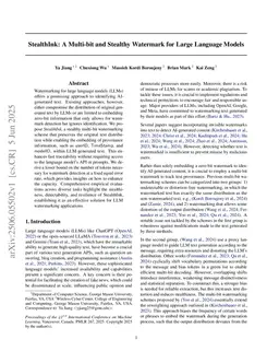 StealthInk: A Multi-bit and Stealthy Watermark for Large Language Models