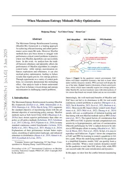 When Maximum Entropy Misleads Policy Optimization