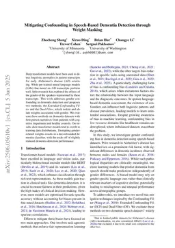 Mitigating Confounding in Speech-Based Dementia Detection through Weight Masking