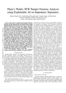 There's Waldo: PCB Tamper Forensic Analysis using Explainable AI on Impedance Signatures
