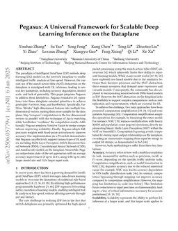 Pegasus: A Universal Framework for Scalable Deep Learning Inference on the Dataplane