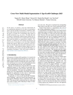 Cross-View Multi-Modal Segmentation @ Ego-Exo4D Challenges 2025