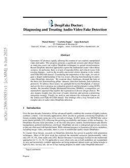 DeepFake Doctor: Diagnosing and Treating Audio-Video Fake Detection