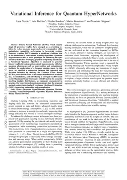 Variational Inference for Quantum HyperNetworks