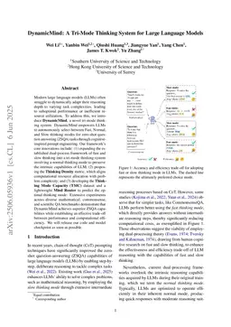 DynamicMind: A Tri-Mode Thinking System for Large Language Models