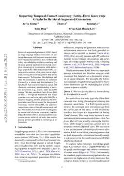 Respecting Temporal-Causal Consistency: Entity-Event Knowledge Graphs for Retrieval-Augmented Generation