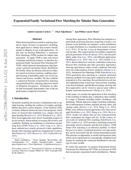 Exponential Family Variational Flow Matching for Tabular Data Generation
