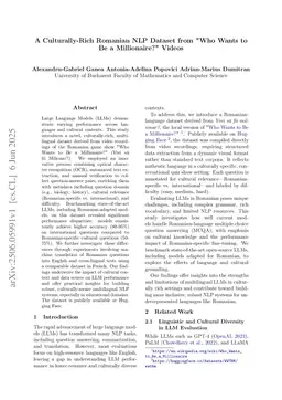 A Culturally-Rich Romanian NLP Dataset from "Who Wants to Be a Millionaire?" Videos