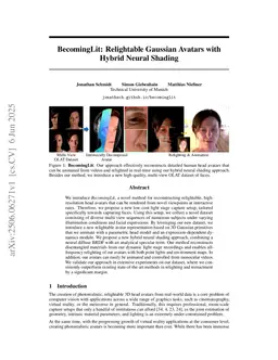 BecomingLit: Relightable Gaussian Avatars with Hybrid Neural Shading