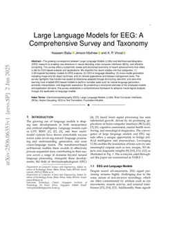 Large Language Models for EEG: A Comprehensive Survey and Taxonomy