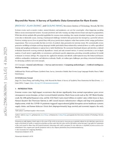 Beyond the Norm: A Survey of Synthetic Data Generation for Rare Events