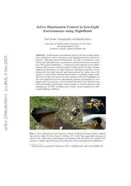 Active Illumination Control in Low-Light Environments using NightHawk