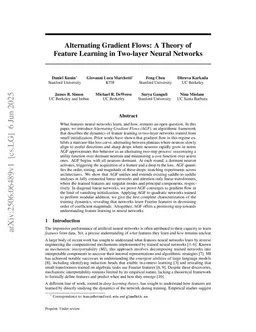 Alternating Gradient Flows: A Theory of Feature Learning in Two-layer Neural Networks