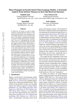 Biases Propagate in Encoder-based Vision-Language Models: A Systematic Analysis From Intrinsic Measures to Zero-shot Retrieval Outcomes