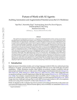 Future of Work with AI Agents: Auditing Automation and Augmentation Potential across the U.S. Workforce