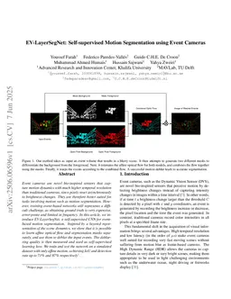 EV-LayerSegNet: Self-supervised Motion Segmentation using Event Cameras