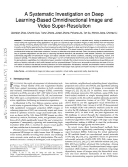 A Systematic Investigation on Deep Learning-Based Omnidirectional Image and Video Super-Resolution