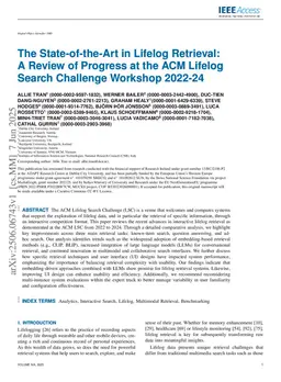 The State-of-the-Art in Lifelog Retrieval: A Review of Progress at the ACM Lifelog Search Challenge Workshop 2022-24