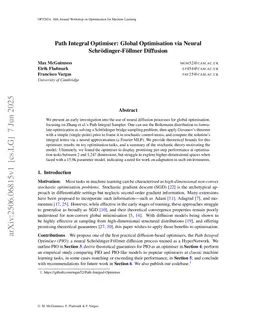 Path Integral Optimiser: Global Optimisation via Neural Schrödinger-Föllmer Diffusion