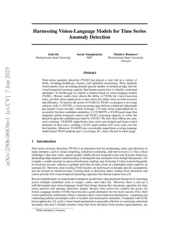 Harnessing Vision-Language Models for Time Series Anomaly Detection