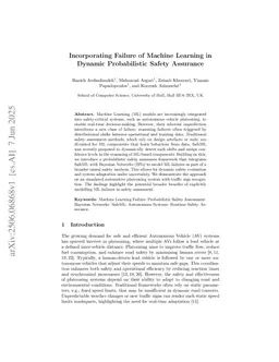 Incorporating Failure of Machine Learning in Dynamic Probabilistic Safety Assurance