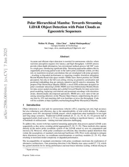 Towards Streaming LiDAR Object Detection with Point Clouds as Egocentric Sequences