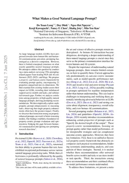 What Makes a Good Natural Language Prompt?