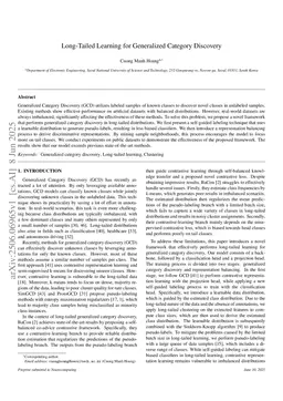 Long-Tailed Learning for Generalized Category Discovery