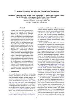 Atomic Reasoning for Scientific Table Claim Verification