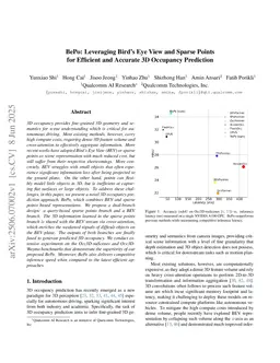 BePo: Leveraging Birds Eye View and Sparse Points for Efficient and Accurate 3D Occupancy Prediction