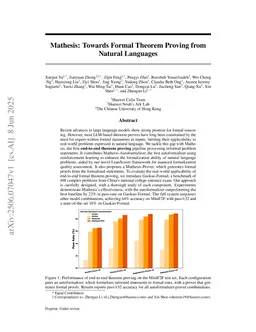 Mathesis: Towards Formal Theorem Proving from Natural Languages