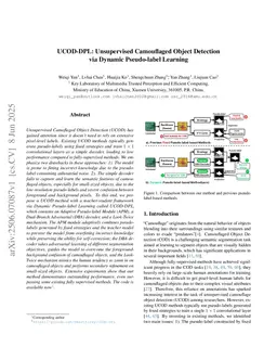 UCOD-DPL: Unsupervised Camouflaged Object Detection via Dynamic Pseudo-label Learning