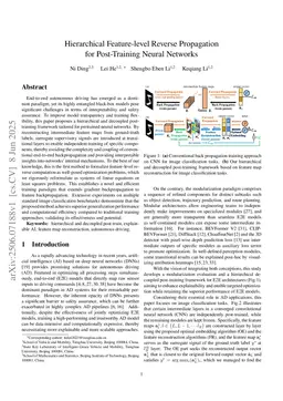 Hierarchical Feature-level Reverse Propagation for Post-Training Neural Networks
