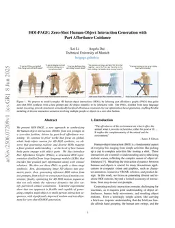HOI-PAGE: Zero-Shot Human-Object Interaction Generation with Part Affordance Guidance
